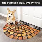 ubdyo Welcome in Style Front Door Mat - Low Pile Front Door Mat Outside Entrance - Muddy Dirt Trapping Welcome Matt Outdoor - Rubber Backing Anti Slip Indoor Doormat Entrance, 29" x 17"