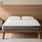 EPITEX Silverluxe King Size Mattress, 8 Inch Gel Memory Foam, Pocket Spring, Medium Firm, Gray