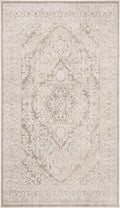 SAFAVIEH Reflection Collection Accent Rug - 2'3" x 4', Beige & Cream, Non-Shedding & Easy Cleaning, Ideal for Entryway, Living Room, Bedroom (RFT668A)