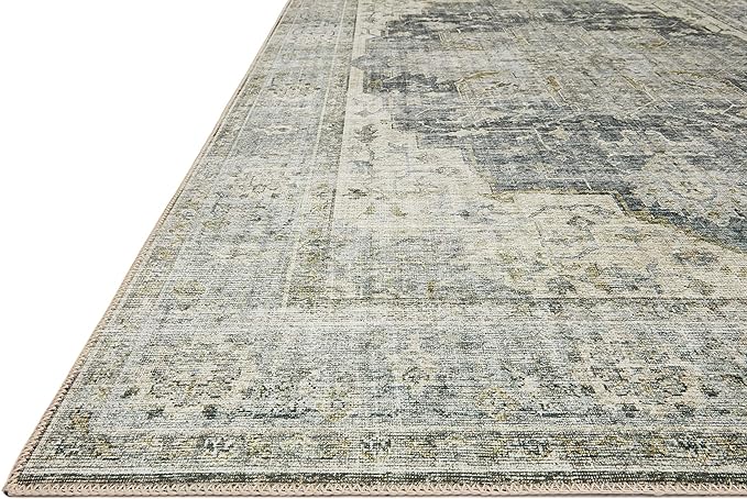 Loloi II Skye Collection SKY-12 Charcoal/Dove 5'-0" x 7'-6" Area Rug