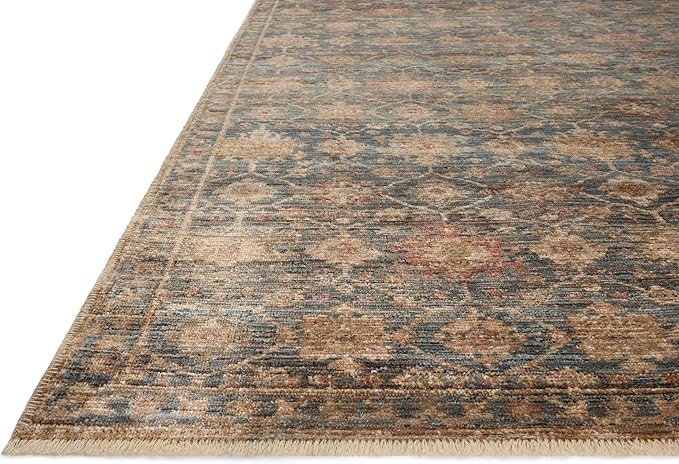 Loloi Amber Lewis Molly Collection MOL-03 Ocean/Sunset 2'-3" x 3'-10" Low Pile Accent Rug