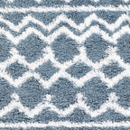 Livabliss Hapsburg Moroccan Shag Area Rug, 7'10" x 10'2", Denim