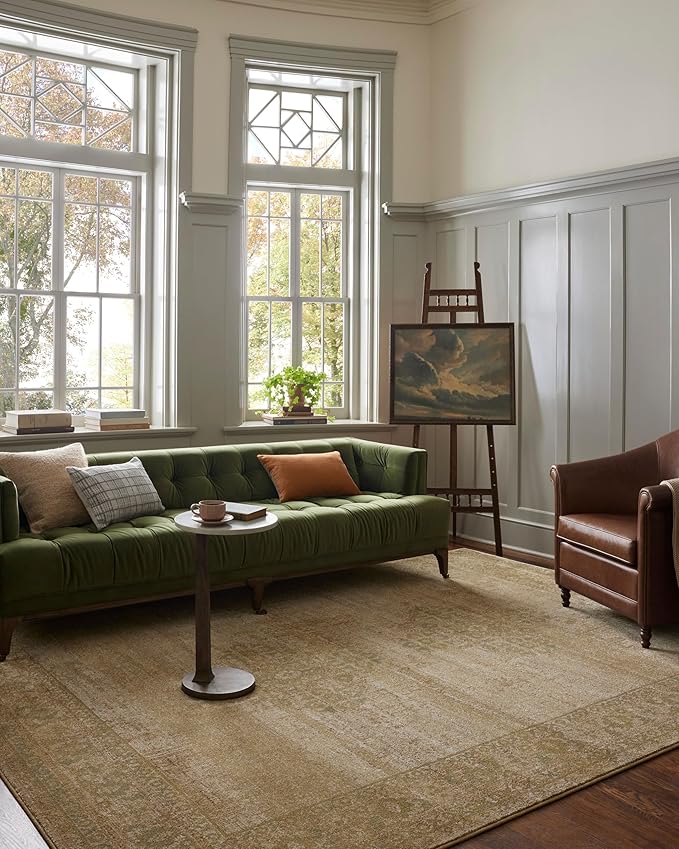 Loloi Magnolia Home by Joanna Gaines Mona Collection MOA-05 Antique/SPA 11'-6" x 15'-6" Area Rug