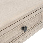 Safavieh Home Collection Tate Greige 2-Drawer Bottom Shelf Console Table