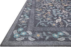 Loloi Rifle Paper Co. Maison Collection MAO-01 Nightingale Black 2'-3" x 3'-9", .19" Pile Height, Accent Rug