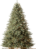Balsam Hill 4.5ft Pre-Lit Classic Blue Spruce - Artificial Christmas Tree with 886+ Tips, 300 Clear LED Lights, Easy Plug Technology & Premium Stand for Indoor Holiday Decorating