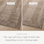 Loloi Amber Lewis Cali Collection CIL-05 Natural/Multi 2'-7" x 10'-0", .25" Pile Height, Runner Rug