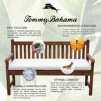 Tommy Bahama Bench Cushion, 50" X 16" X 2.5", Bamboo Bay Bone