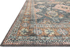 Loloi Skye Collection SKY-10 Sea/Rust 7' x 9' Oval Area Rug