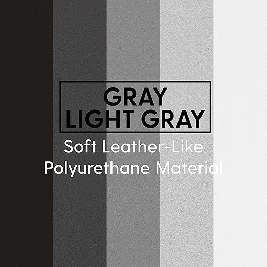 FDP Birch SoftScape Sling Book Display, 4-Shelf Vinyl Storage for Kid's Books and Magazines, Children's Furniture for Bedroom, Playroom, Daycare, Preschool or Classroom - Gray/Light Gray, 13745-GYLG