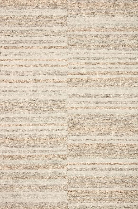 Loloi Chris Loves Julia Chris Collection CHR-03 Ivory/Clay 7'-9'' x 9'-9'', .50" Pile Height, Area Rug