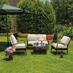 JMGBird Outdoor Cushion Tufted Pillow, Deep Seat Outdoor Chair Cushion Set 22"x22" Patio Cushions for Outdoor Furniture