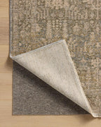 Loloi Magnolia Home by Joanna Gaines Junie Collection JUE-02 Moss/Natural 9'-6" x 9'-6", .38" Pile Height, Round Area Rug