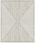 RUGGABLE x Jonathan Adler Machine Washable Modern Area Rug – Inkdrop Camel & Ivory 8x10, Stain-Resistant, Non-Slip – Large Rugs for Living Room, Bedroom, Hallway, Entryway & Office–with Standard Pad