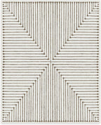 RUGGABLE x Jonathan Adler Machine Washable Modern Area Rug – Inkdrop Camel & Ivory 8x10, Stain-Resistant, Non-Slip – Large Rugs for Living Room, Bedroom, Hallway, Entryway & Office–with Standard Pad