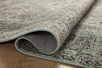 Loloi Magnolia Home by Joanna Gaines Sinclair Collection SIN-04 Natural/Sage 2'-3" x 3'-9", .25" Pile Height, Machine Washable, Accent Rug