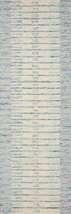 Loloi Chris Loves Julia Chris Collection CHR-01 Ivory/Denim 7'-9'' x 9'-9'', .50" Pile Height, Area Rug