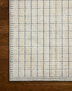 Loloi Amber Lewis Bexley Collection BEX-04 Slate/Natural 5'-0" x 7'-6" Area Rug Neutral, Textured, Living, Bedroom, Dining, Carpet
