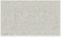 RUGGABLE x Jonathan Adler Machine Washable Modern Area Rug – Labyrinth Camel/Ivory 3x5, Stain-Resistant, Non-Slip – Small Rugs for Living Room, Bedroom, Hallway, Entryway & Office–with Standard Pad