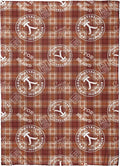 Northwest Yellowstone Silk Touch Throw Blanket, 50" x 70", Cowboy Plaid