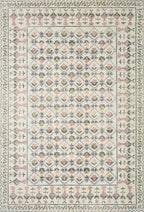 Loloi Rifle Paper Co. Eden Collection EDE-03 Lattice Ivory 8'-6" x 11'-6" Area Rug feat. CloudPile™