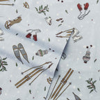 Eddie Bauer - Twin Sheets, Cotton Flannel Bedding Set, Brushed For Extra Softness, Cozy Home Decor (Snow Days, Twin)