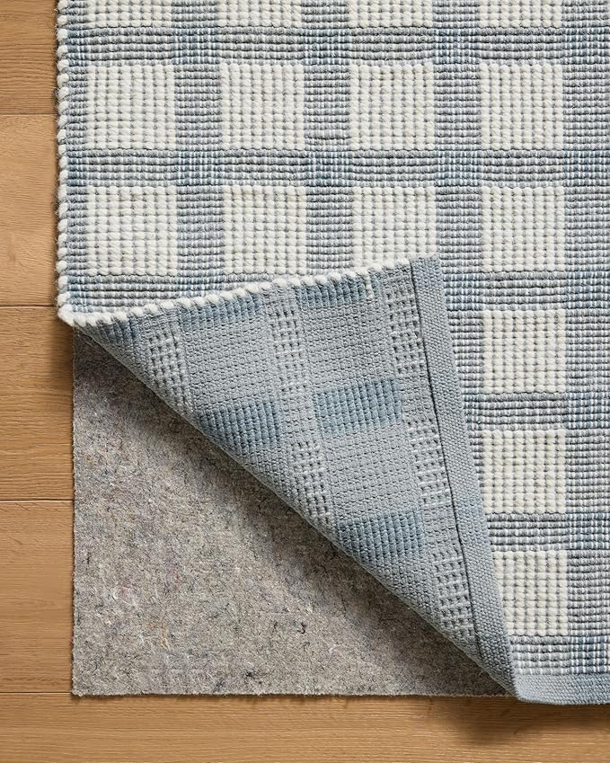 Loloi Magnolia Home by Joanna Gaines Ryder Collection RYD-02 Blue/Ivory 5'-0" x 7'-6" Area Rug