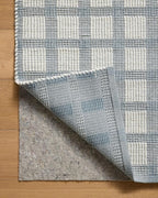 Loloi Magnolia Home by Joanna Gaines Ryder Collection RYD-02 Blue/Ivory 5'-0" x 7'-6" Area Rug