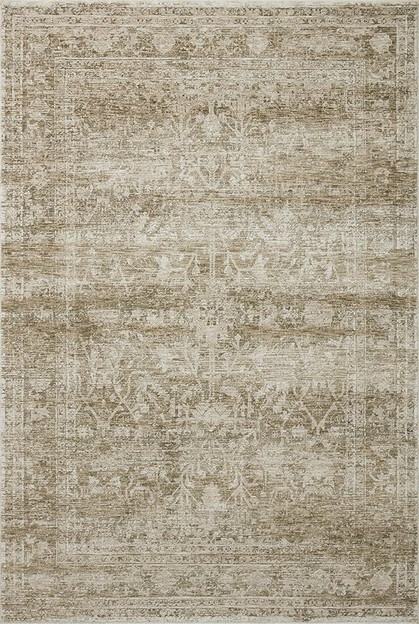 Loloi Amber Lewis Honora Collection HON-01 Khaki/Beige 2'-0" x 3'-4" Accent Rug