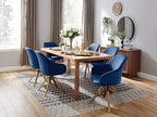 Zouron Mid Century Modern Swivel Accent Chair with Gold Metal Legs, Upholstered Swivel Chair No Wheels, Side Accent Arm Chair Vanity Chair for Small Space Home Office Living Room Bedroom, Dark Blue