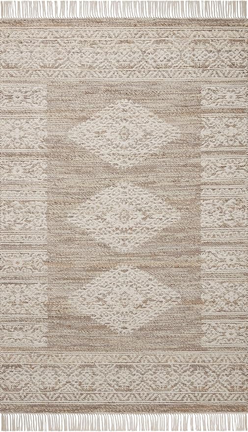 Loloi Angela Rose Rivers Collection RIV-05 Lilac/Ivory 8'-6" x 11'-6" Reversible Area Rug