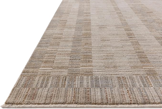 Loloi Amber Lewis Cali Collection CIL-05 Natural/Multi 2'-7" x 8'-0", .25" Pile Height, Runner Rug