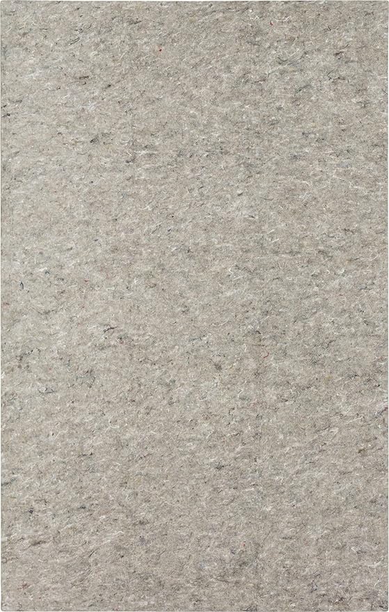 Mohawk Home 10' x 14' Non Slip Grip Rug Pad 3/8" Thick Dual Surface Felt Cushion + Rubber Gripper - Safe for All Floors