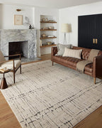 Loloi Darby Collection DAR-06 Sand/Dk. Grey 9'-2" x 13' Area Rug
