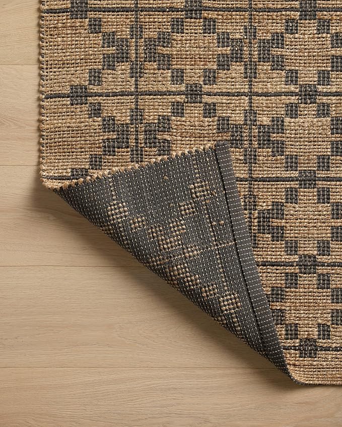 Loloi Chris Loves Julia Judy Collection JUD-05 Natural/Graphite 5'-0" x 7'-6" Area Rug