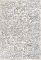 JONATHAN Y Vintage Medallion Indoor Area Rug Cream 8X10, Modern Boho for Living Room, Bedroom, Kitchen, Office, Easy-Cleaning, High Traffic, Pet-Friendly, Non-Shedding MDP100C-8