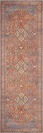 Loloi Loren Collection LQ-06 Red/Multi 8'-4" x 11'-6" Area Rug