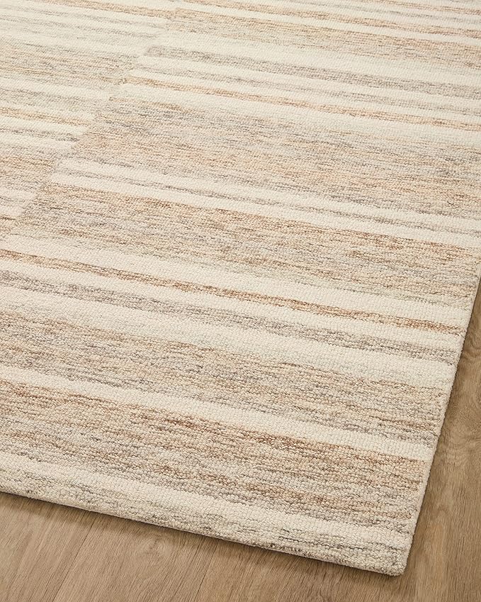 Loloi Chris Loves Julia Chris Collection CHR-03 Ivory/Clay 7'-9'' x 9'-9'', .50" Pile Height, Area Rug