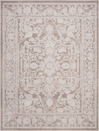 SAFAVIEH Area Rug 11x15 - Reflection Collection - Large - Beige & Cream, Non-Shedding & Easy Cleaning, Ideal for Living Room, Bedroom, Dining Space (RFT665A)
