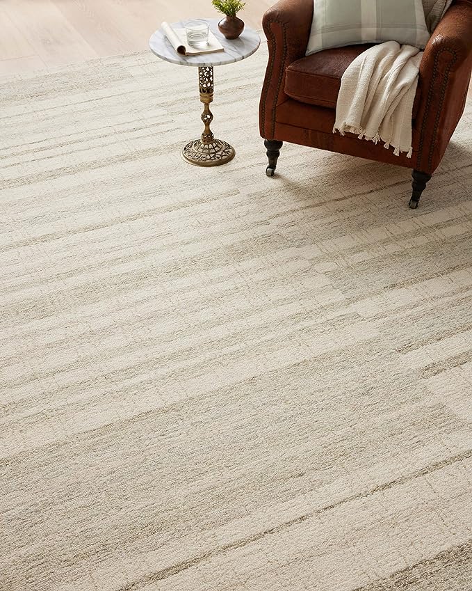 Loloi Chris Loves Julia Chris Collection CHR-02 Natural/Sage 7'-9'' x 9'-9'', .50" Pile Height, Area Rug