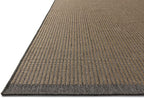 Loloi Chris Loves Julia Providence Collection PRC-03 Wheat/Charcoal 2'-3" x 3'-9", .12" Pile Height, Indoor/Outdoor Runner Rug