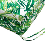 Tommy Bahama Chaise Cushion, 23" X 75" X 2.5", Coastal Palm Green Leaf