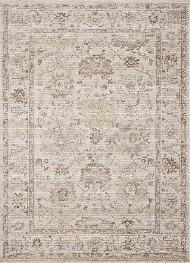Loloi Magnolia Home by Joanna Gaines Pace Collection PAC-01 Natural/Stone 3'-6" x 5'-6" Accent Rug