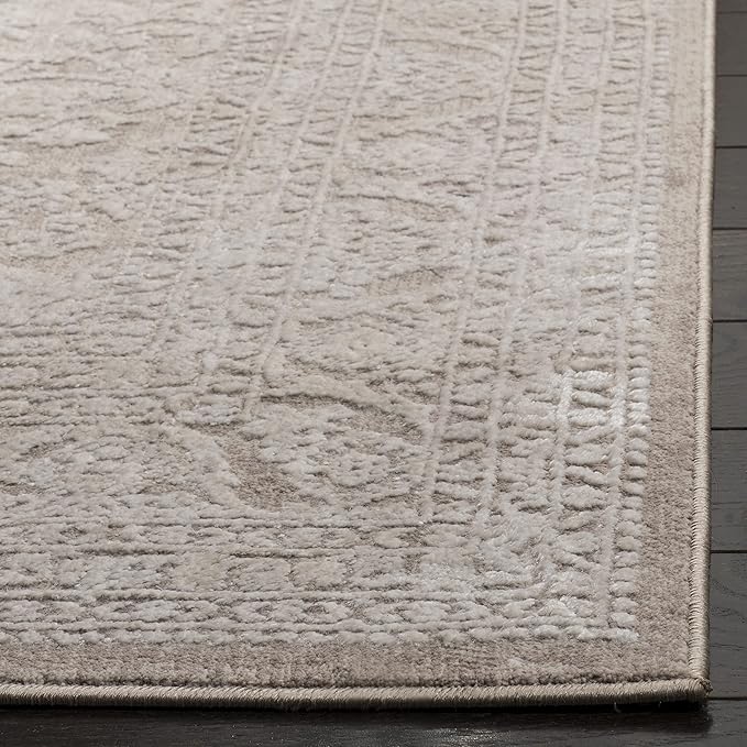 SAFAVIEH Area Rug 11x15 - Reflection Collection - Large - Beige & Cream, Non-Shedding & Easy Cleaning, Ideal for Living Room, Bedroom, Dining Space (RFT668A)
