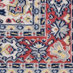 Home Dynamix Premium Sakarya Traditional Medallion Border Area Rug, Ivory/Red, 5'3"x7'5" Rectangle