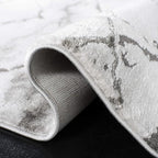 SAFAVIEH Craft Collection Runner Rug - 2'3" x 20', Grey & Silver, Modern Abstract Design, Non-Shedding & Easy Care, Ideal for High Traffic Areas in Living Room, Bedroom (CFT877G)