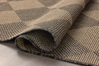 Loloi Chris Loves Julia Providence Collection PRC-04 Graphite/Sand 6'-3" x 9'-2", .12" Pile Height, Indoor/Outdoor Area Rug