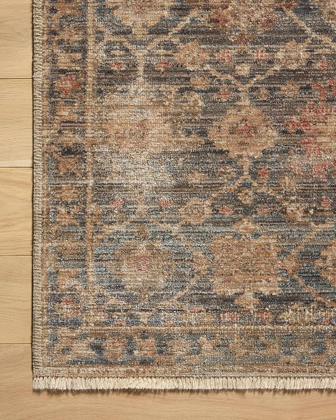 Loloi Amber Lewis Molly Collection MOL-03 Ocean/Sunset 2'-3" x 3'-10" Low Pile Accent Rug