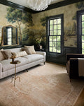 Loloi Chris Loves Julia Palma Collection PLM-02 Spice/Natural 6'-3" x 9'-6" Area Rug Vintage Style Boho Living Room Bedroom Carpet