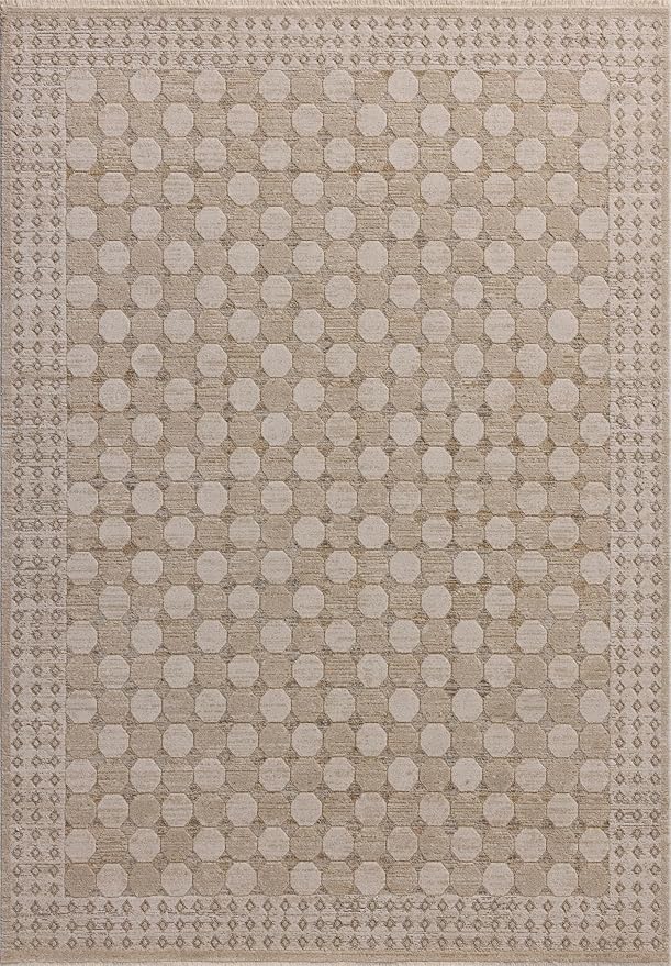 Loloi Amber Lewis Cali Collection CIL-01 Taupe/Natural 9'-6" x 13', .25" Pile Height, Area Rug